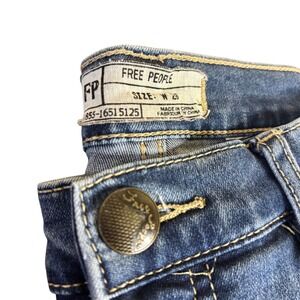 Free People Womens Blue Denim Skinny Jeans Size 29
